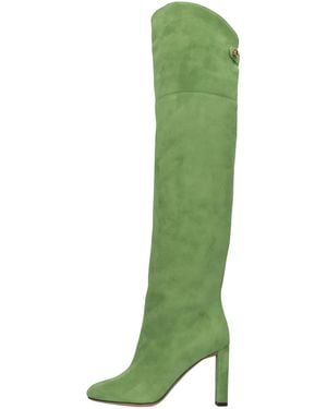 Skorpios Schwarze Stiefel - Grün