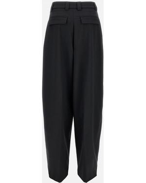 THE LATEST Thelatest Liebe Hose Mit Falten - Schwarz