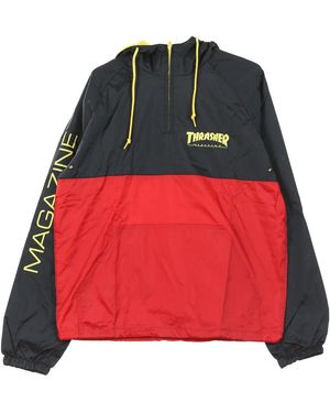Thrasher Coupe-Vent A Enfiler Mag Logo Pour Hommes - Rouge