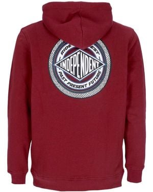 Independent Sudadera Con Capucha Eternal Hoodie Granate Hombre - Rojo