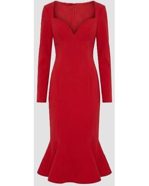 Pinko Kleid Mit Roten Frau Herz Ausschnitt