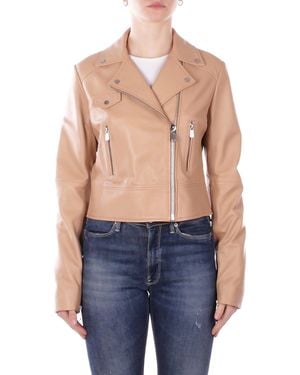 Pinko Jacket 106247A32I D41 New Sensitive Nail Nappa - Blue
