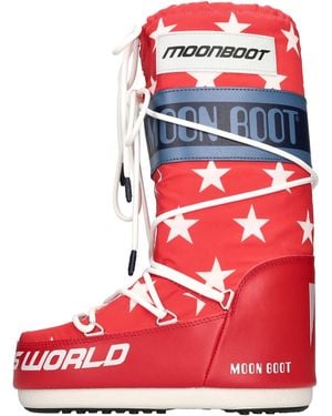 Moon Boot Boots - Red