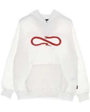 Propaganda Lightweight Hooded Sweatshirt Logo Hoodie - White