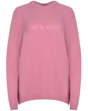 Alberta Ferretti Strickwaren Fur Frauen - Pink