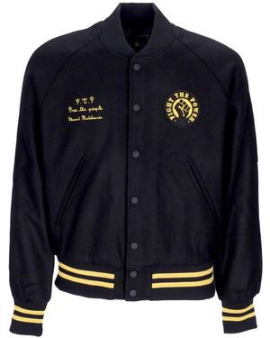 Element Bomber Jacket Pexe Ftp Baseball Jacket - Blue