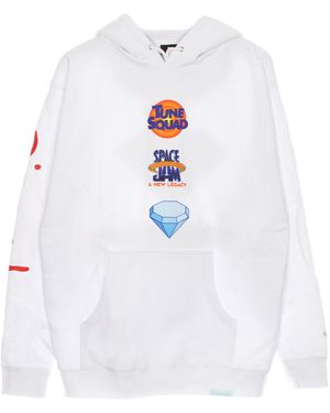 Diamond Supply Co. Sudadera Con Capucha Hook Shot Para Hombre X Space Jam 2 Blanco