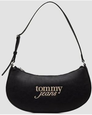 Tommy Hilfiger Zwarte Eco-Leerzak