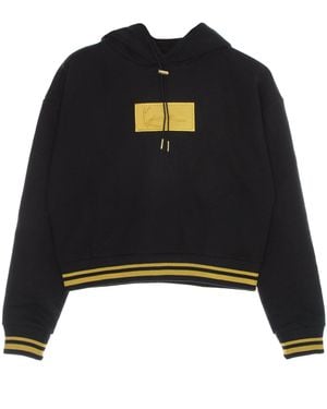 Karlkani Small Signature Box Short Hoodie - Black