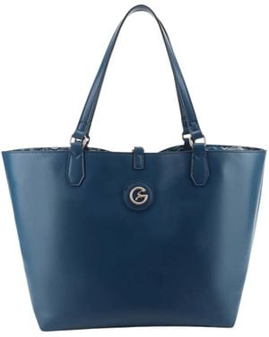 Gattinoni Teod. Bolsa De Inversion. M. Shopping Pvc - Azul