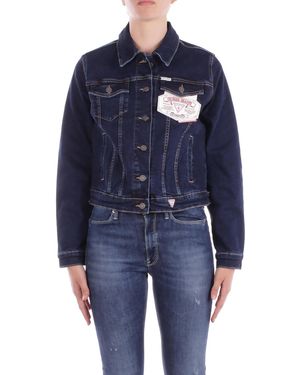 Guess Chaquetas Negro - Azul