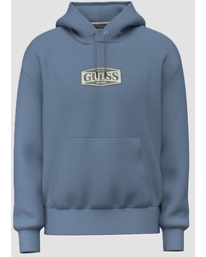 Guess Capucha Azul Hombre