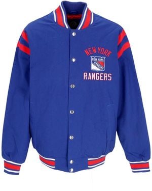 G-III Bomber Jacket Nhl Tailback Varsity Jacket Neyran - Blue