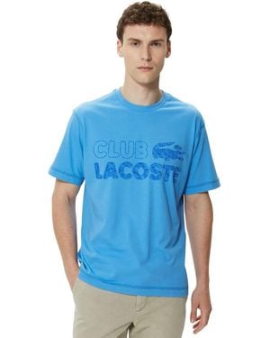 Lacoste T-Shirts And Polos Clear - Blue