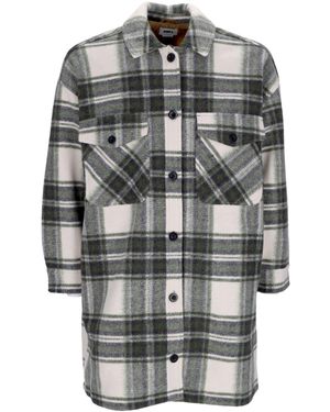 Obey Taylor Shirt Jacket Padded Shirt - Gray