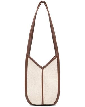 Hereu Calella Soft Raffia Bolso - Blanco