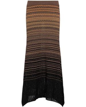 Akep Long Skirt Degradation - Natural