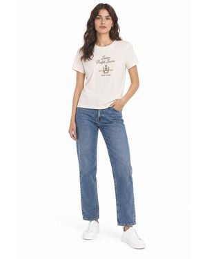 Ralph Lauren Camiseta Y Polo Crema - Azul