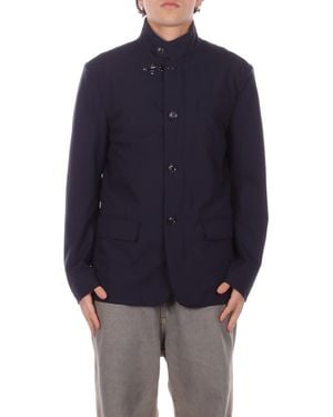 Fay Jacket Nam1952029 Svuwu807 Travel Duty Jkt Stretctrav - Blue