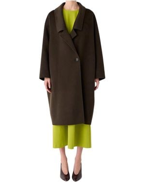 MEIMEIJ Midi Coat Doublepet - Black