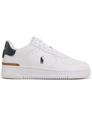 Ralph Lauren Mannenschoenen Master Rechtbank - Wit