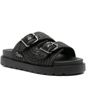 Buffalo Sandalias De Mujeres - Negro