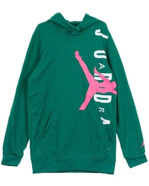 Nike Jumpman Air Lwt Po Lightweight Hooded Sweatshirt - Green