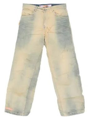 PDF Gemusterte Bootcut Jeans - Natur
