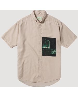Aries Motel Graphic Work Shirt - Natural