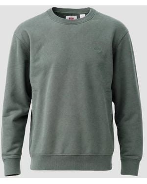 Levi's Camiseta Crewneck Hombre Verde