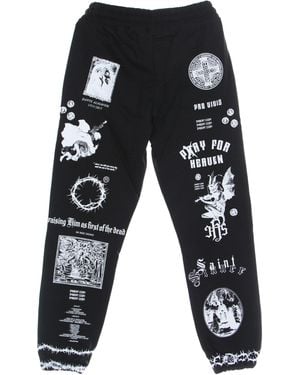 IHS Lightweight Tracksuit Pants For Solid Manifesto Jogger - Black