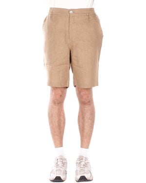Alpha Studio Hombre Bermuda Au5373Q 1018 Bermuda Regular Juta - Neutro