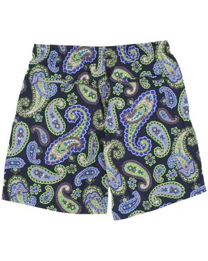 Huf Paisley Easy Short Shorts - Blue
