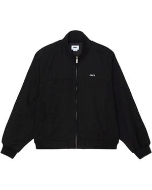 Obey Chaqueta Chaqueta De Pista A Medida - Negro