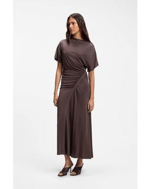 BOSS Vestido Ecaren 10261235 01 - Marrón