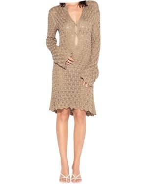 Akep Mini Dress - Natural
