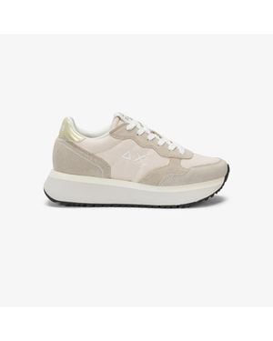 Sun 68 Sneakers Grobes - Weiß