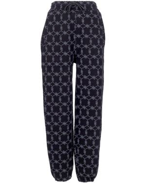 DOLLY NOIRE Joggingbroek Monogram Joggingbroek Zwart - Blauw