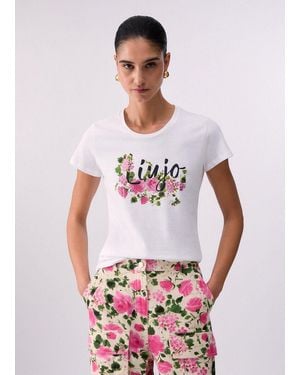 Liu Jo Camisetas Wa6493-Js923 - Blanco