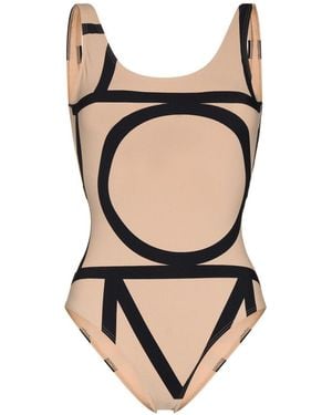 TOTEME Badpak Met Monogram - Zwart