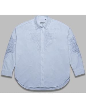 Essentiel Antwerp Shirt Mit Spitze - Blau