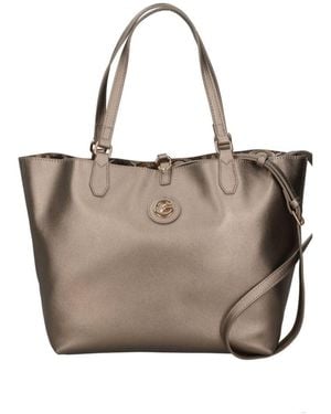 Gattinoni Teod.Revers Bag. M. Shopping Pvc - Brown