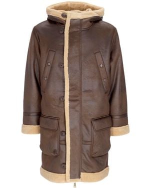 Alpha Industries Long Jacket B7 Arctic Parka - Brown