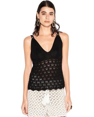 Akep Top Spalline - Black