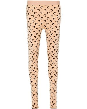 Marine Serre Pants - Natural