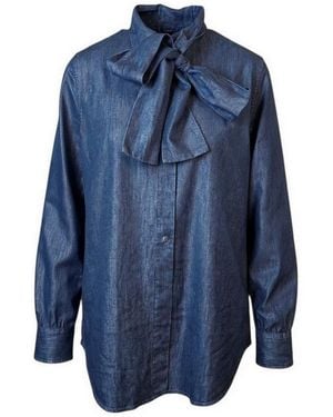 Xacus Shirts Dark Denim - Blue