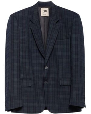 Aniye By Blazer Oversize Seraphine Fantasy Check - Blue