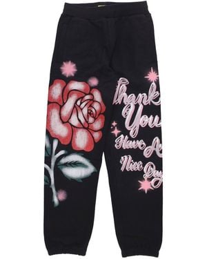 Market Thank You Rose Sweatpants Sweatpants - Black