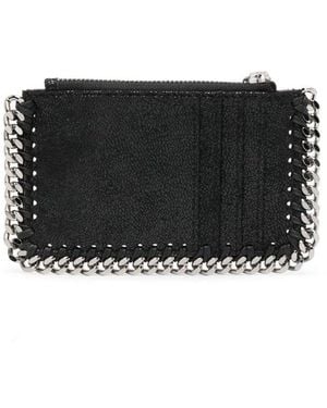 Stella McCartney Soporte De Tarjeta Falabella Con Cremallera - Negro