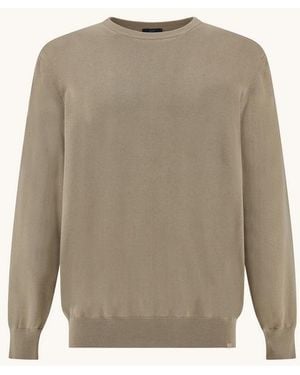 Paul & Shark Herren Strickkragen - Natur